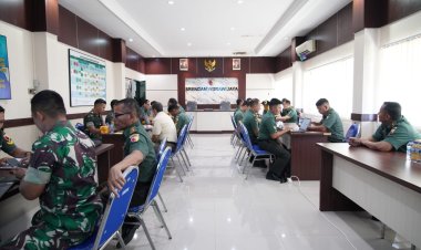 Korem 084/Bhaskara Jaya Laksanakan Penilaian Zona Integritas Tahun 2026