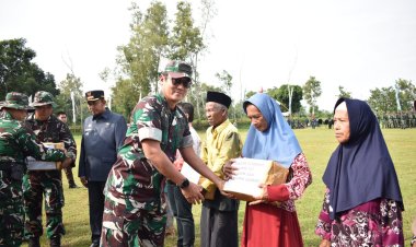 Kasiter Korem 084/Bhaskara Jaya Hadiri Pembukaan TMMD Ke-127 di Sumenep