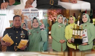 HUT Ke-80 Persit Danrem 084/BJ Harap Organisasi Makin kompak dan Solid